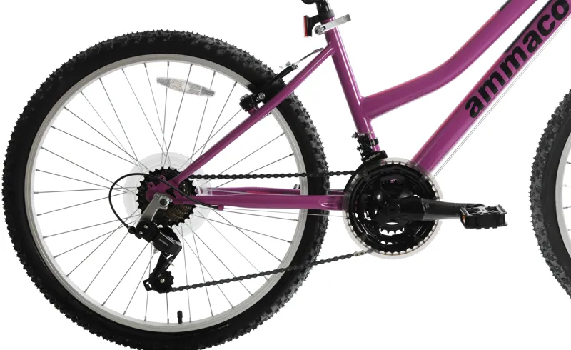 Ammaco Violet 24 Inch Kids Mountain Bike Purple-2